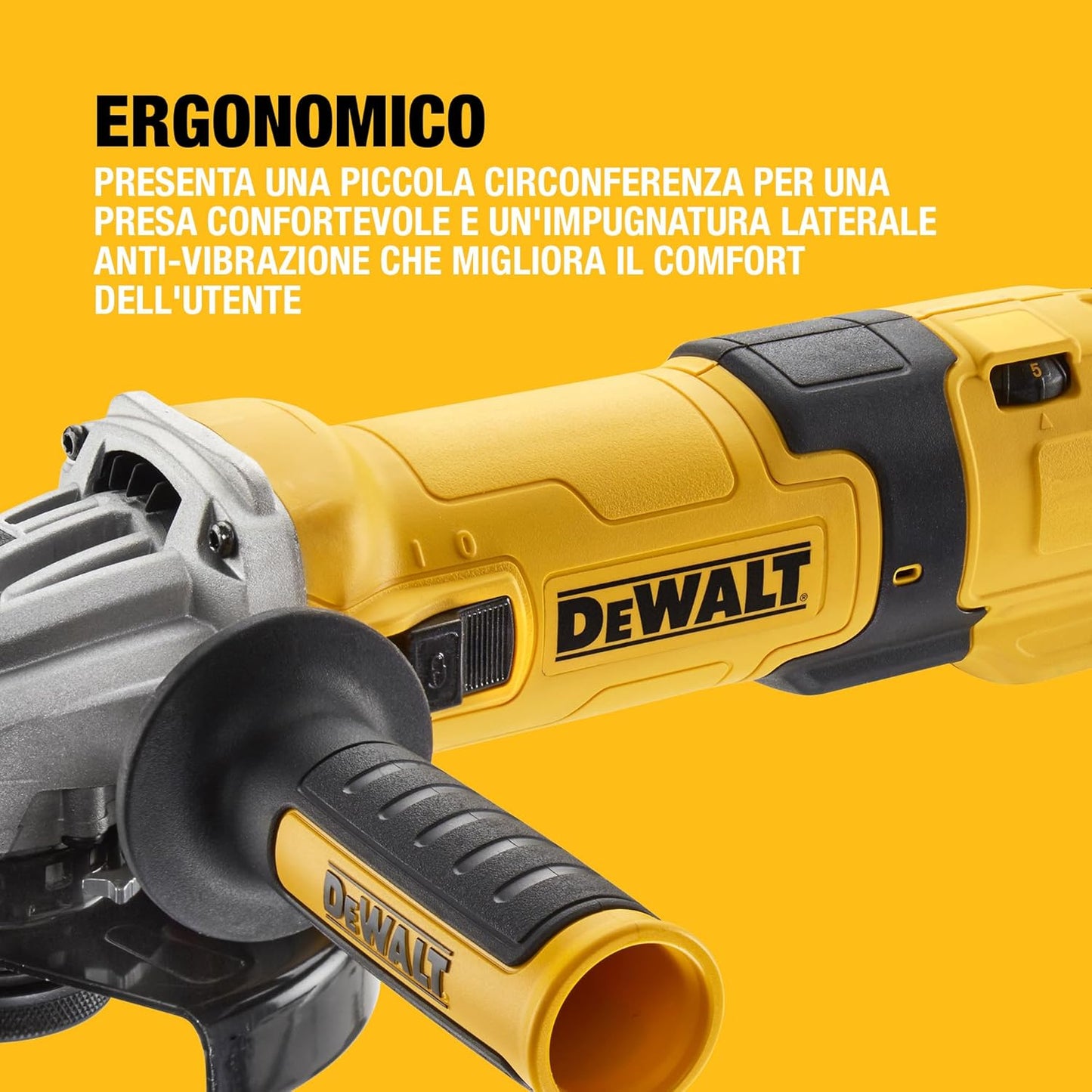 Ø 125 mm 1500 W Angle Grinder DWE4257KT-QS