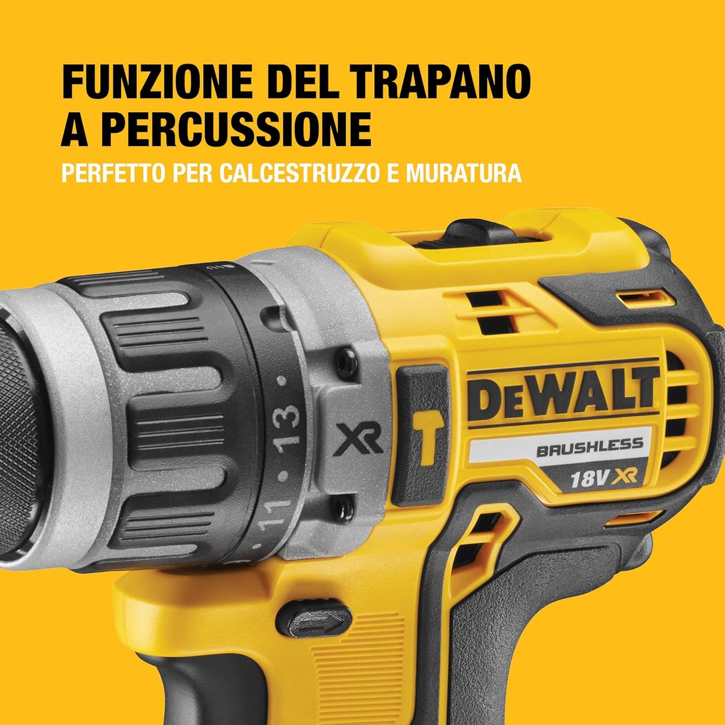 XR 18V Hammer Drill DCD796P2‑QW
